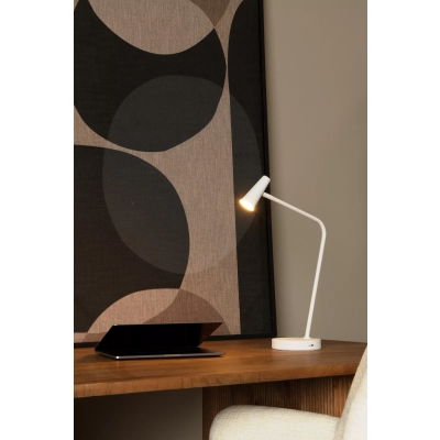 STIRLING - Lampa stołowa - Akumulator/baterie - LED Dim. - 1x3W 2700K - White 36620/03/31 Lucide